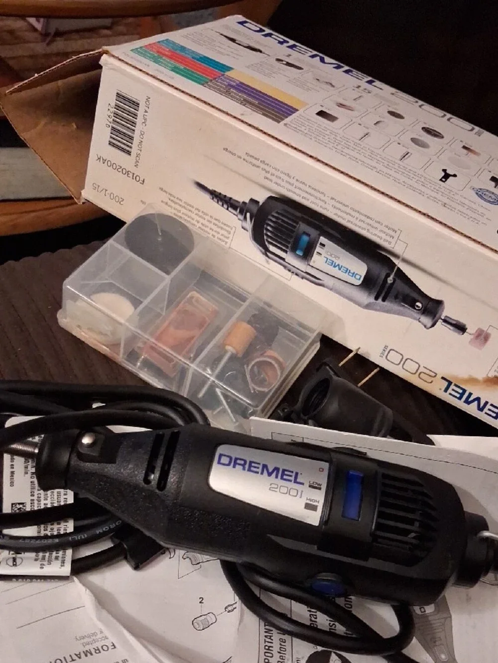 200 Series Black Rotary Tool - Multi-Purpose Grooming and Detailing